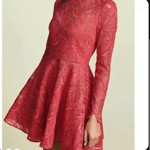 Saylor Red Raspberry Rita Lace dress - Picture 15 of 15